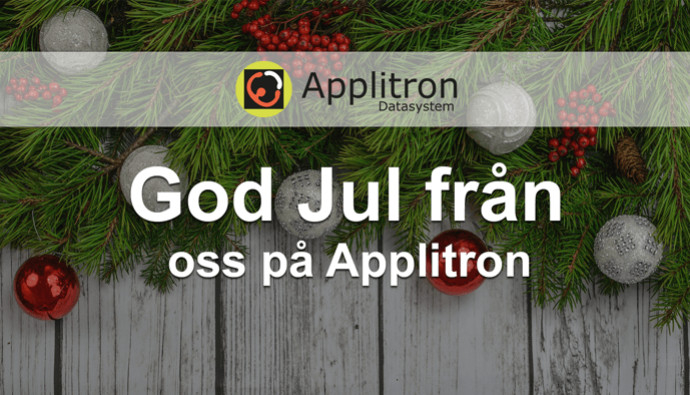 God Jul från Applitron